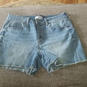 Sonoma denim button fly shorts Size 12